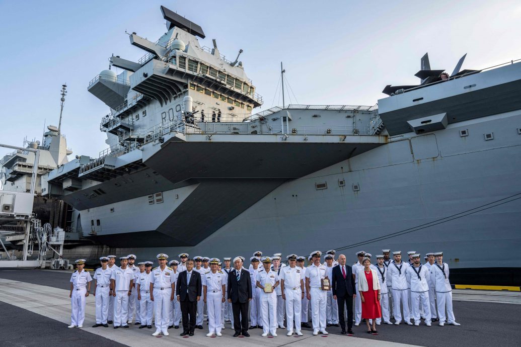 看世界)英航舰二战后首度泊靠东京港 深化准同盟剑指中国