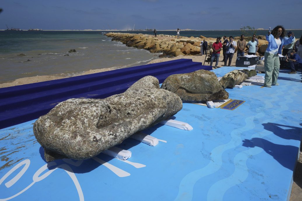 真实版亚特兰提斯! 埃及海底捞出“2000年古城”画面曝光