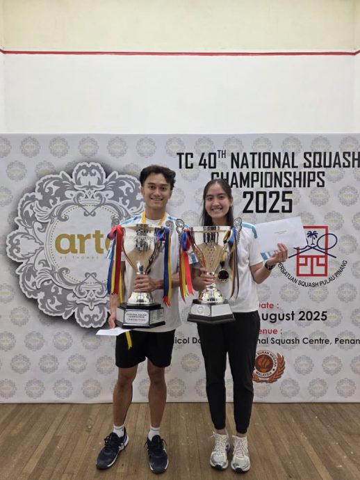 第40届全国壁球锦标赛|勇亿勇挫桑杰称王  艾拉达女单3连霸