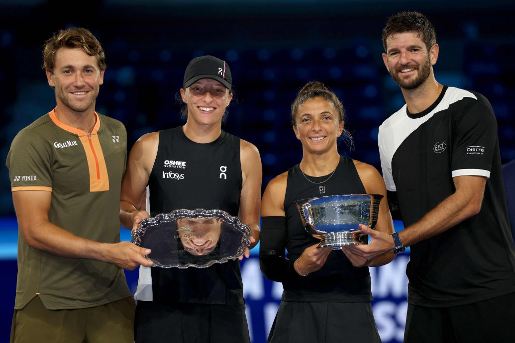 美网公开赛| 单打超级巨星又如何? 意混双卫冕冠军喜获100万美元