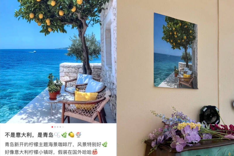 翻车！山东咖啡厅宣传照“美到像出国” 女子专程造访见这幕傻眼