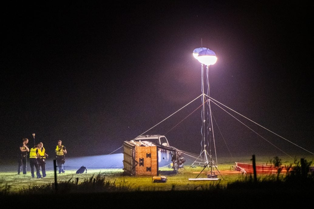 荷兰热气球硬着陆 酿1死5伤悲剧