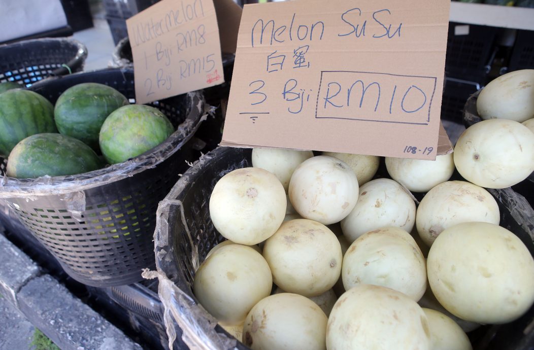 西瓜蜜瓜丰收跌价 菜市持续低迷