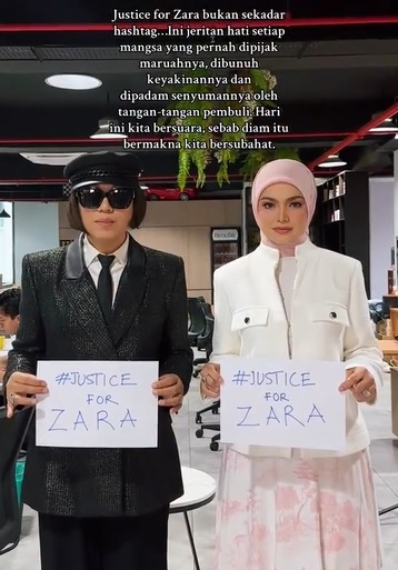 视频|13岁女学生坠楼亡|“沉默意味着同谋” 天后茜蒂举牌声援