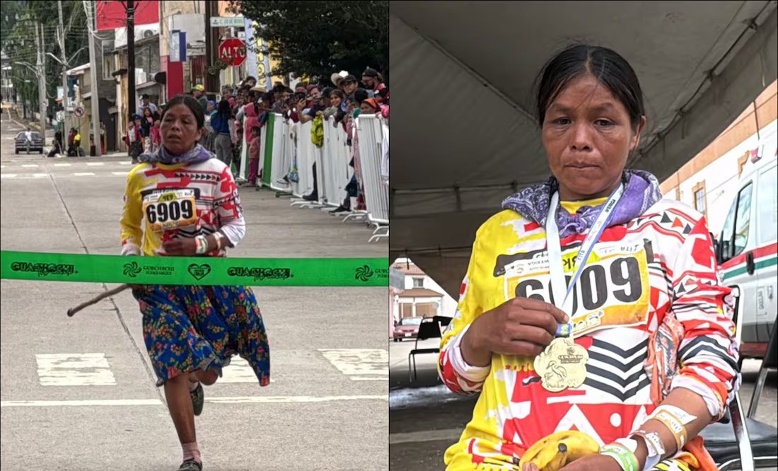 视频|徒步14小时赶到起跑线 墨女“3没2力”跑赢超马