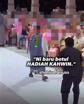 视频|汶莱婚宴送礼实在又特别 榴梿快熟面杀虫剂煤气桶都有