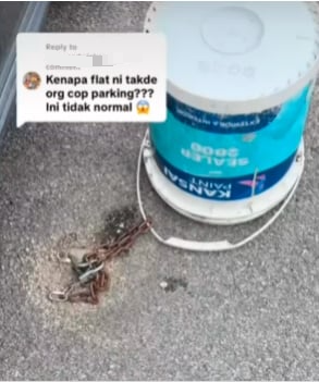 视频|阻非居民停车“手段”升级 出动漆桶挂链上锁霸位