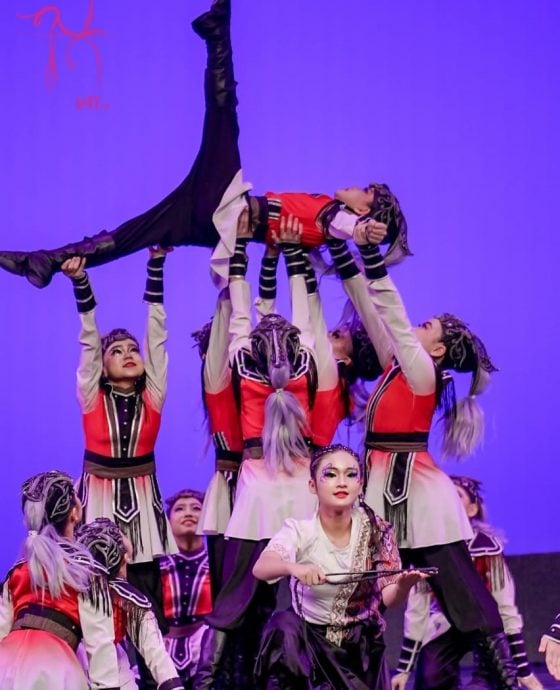 请签发（大北马）双溪赖启智学校舞蹈团国际赛发光发热