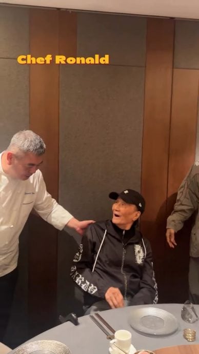 谢霆锋合体双亲吃生日餐 谢贤“坐镇”秒变乖乖仔