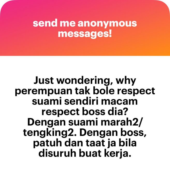 质疑老婆比较尊重老板 “他给薪水你给麻烦”