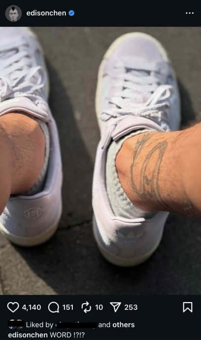 遭Nike控告违约求偿 陈冠希或赔53万令吉