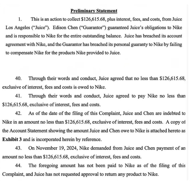 遭Nike控告违约求偿 陈冠希或赔53万令吉