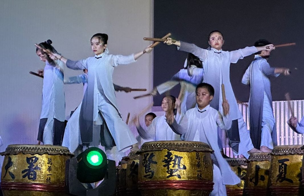 邦咯华联一校廿四节令鼓鼓队 国际音乐杯赛横扫五奖