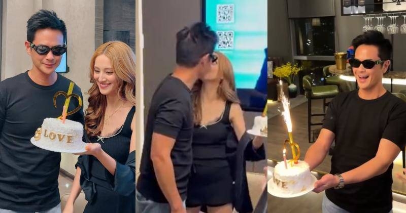 郑嘉颖大马庆56岁生日 陈凯琳甜蜜制造惊喜