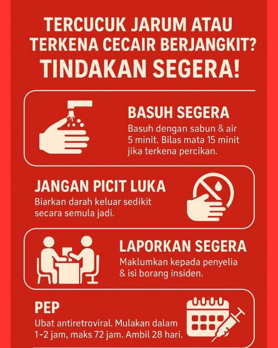 针筒刺伤 接触可疑液体？ 莫慌！立刻采取4应对步骤