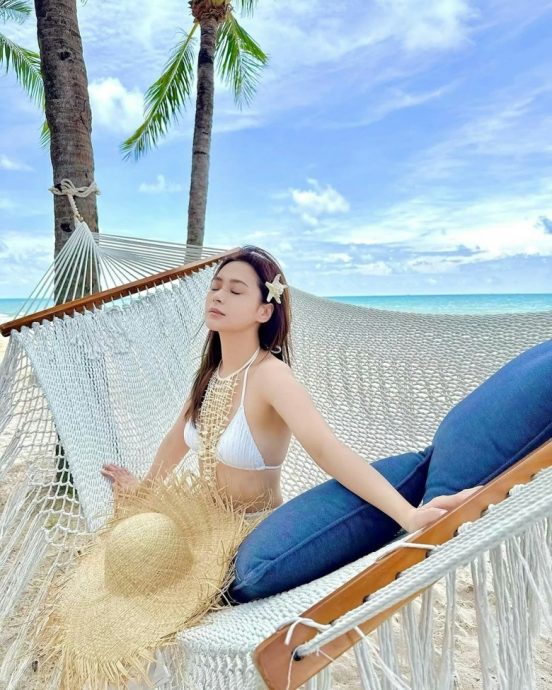 阿娇火辣度假照曝光 网惊呼:美得像AI生成