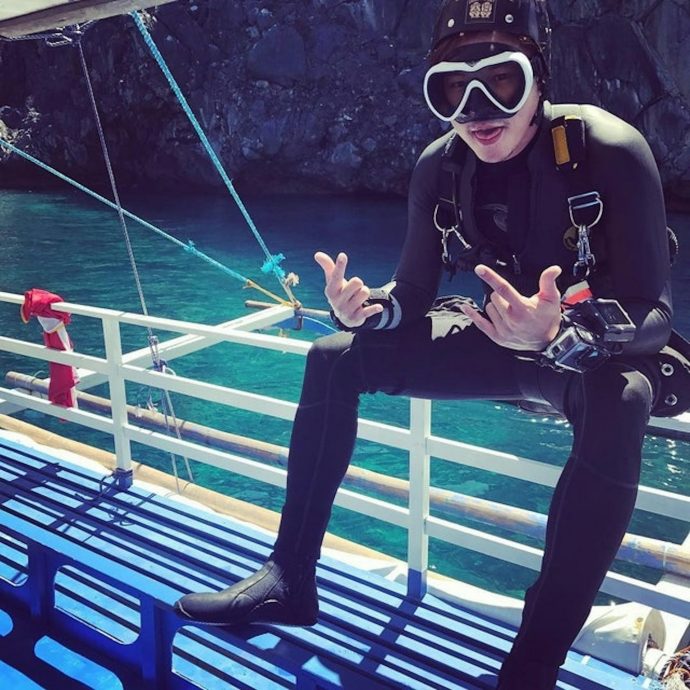 陈键锋赴亚庇潜水 被爆8年前后对比