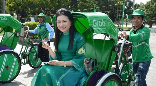限载1人初始行程限1小时 Grab越南首推人力三轮车服务