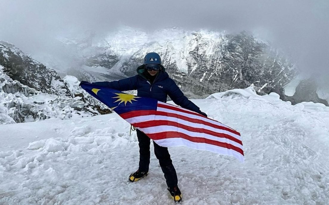 马新社译稿:登山美后二度获马来西亚记录