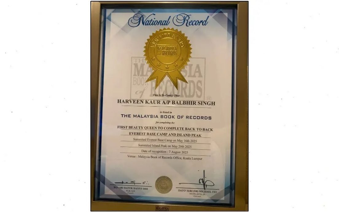 马新社译稿:登山美后二度获马来西亚记录