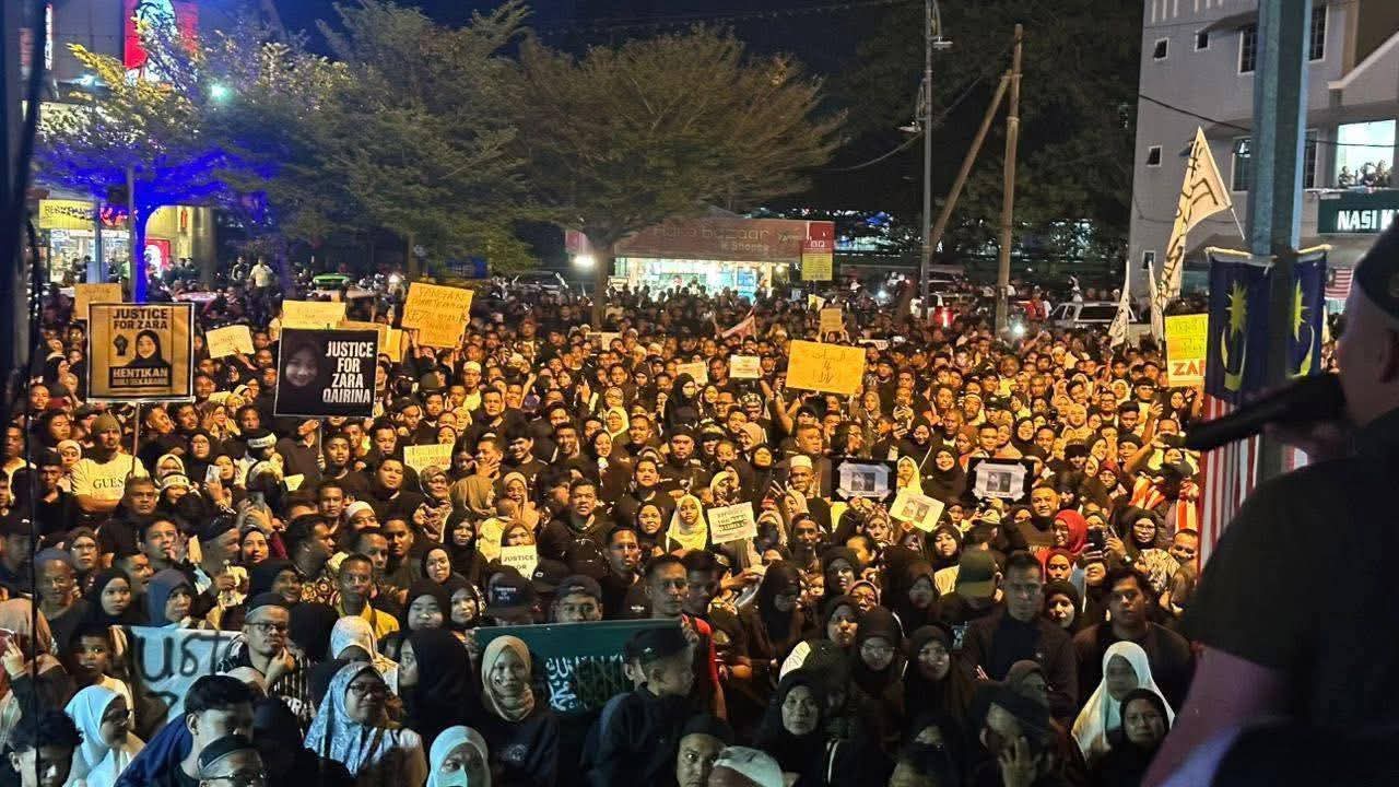 “为查拉伸张正义”和平集会昨晚在吉打双溪大年举办