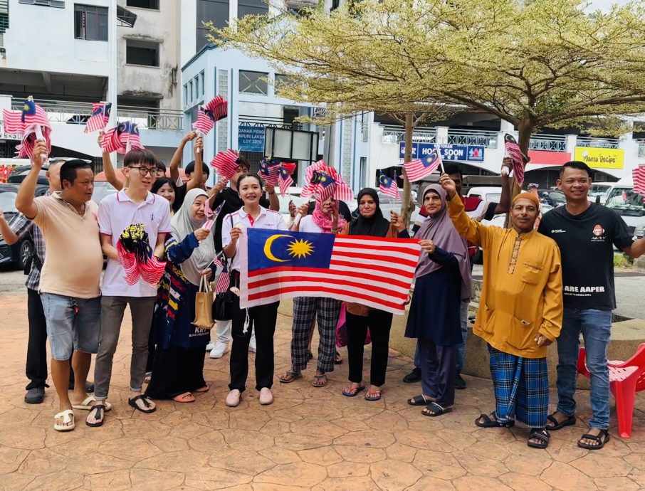 （古城版）甲市社青团与林朝雁等人派国旗