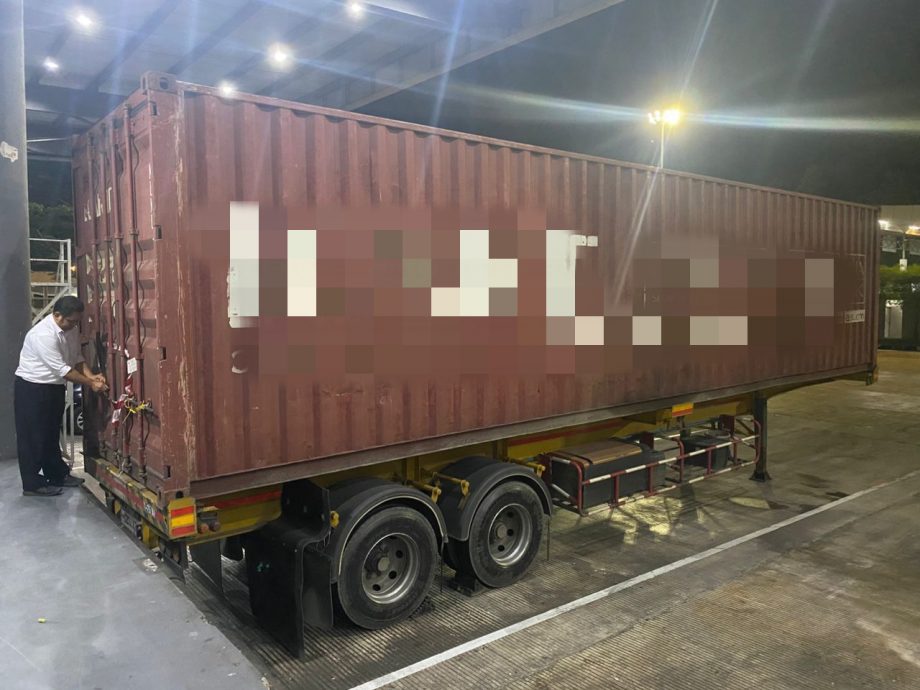 (大北马)2万公斤龙眼乾不符规定 全数被扣查