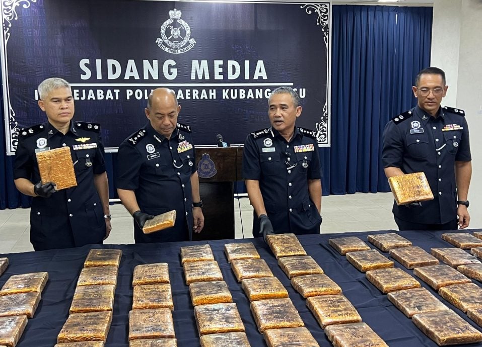 （大北马）吉打警方瓦解边境贩毒集团，起获重达93公斤、总值29万令吉的大麻。