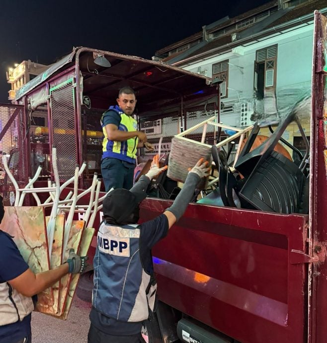 （大北马）商用设备占用公共空间 市厅不客气充公