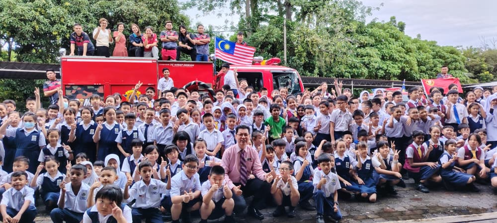 （大北马）大同学校联合义消队展开防火演习