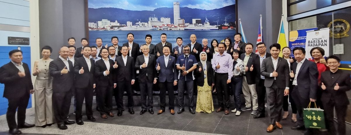 (大北马)槟中总拜访槟港务局,探讨港口发展关键事宜