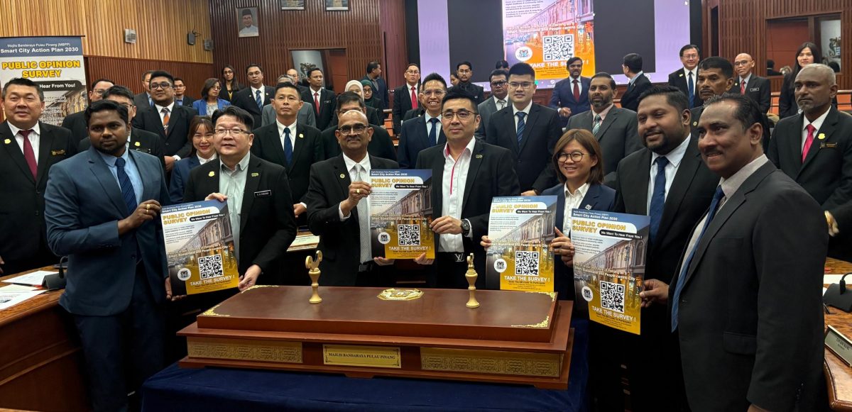 （大北马）槟市厅推出智慧城市问卷调查　市长呼吁民众积极参与共建未来槟城