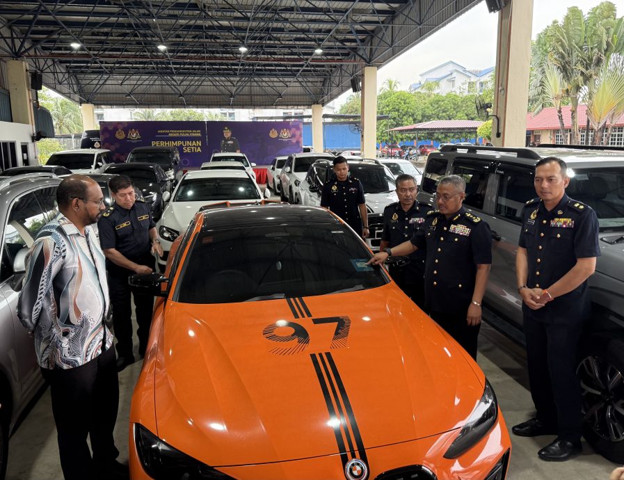 （大北马）槟陆交局扣押38辆拖欠路税和保险费豪车