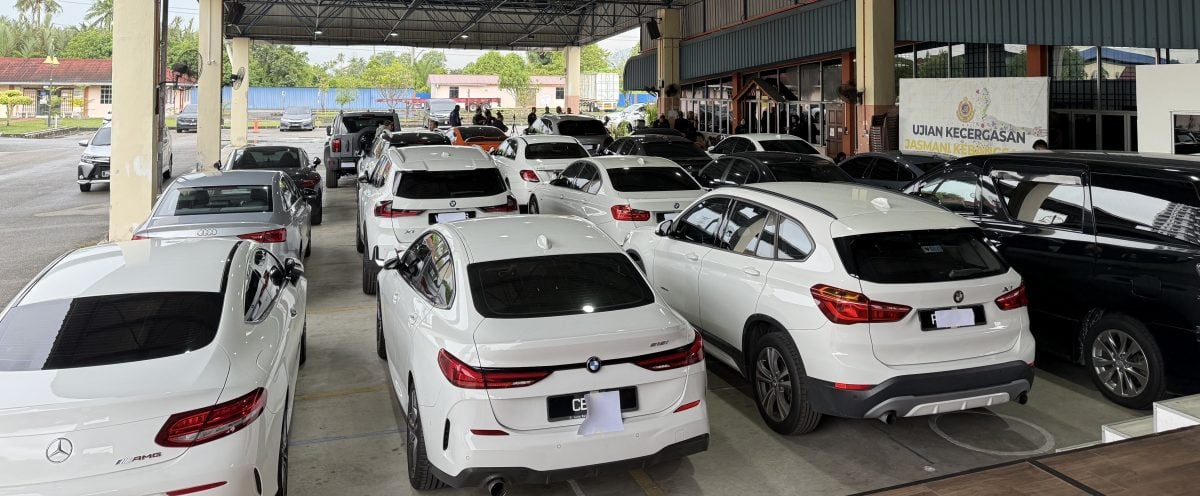 （大北马）槟陆交局扣押38辆拖欠路税和保险费豪车