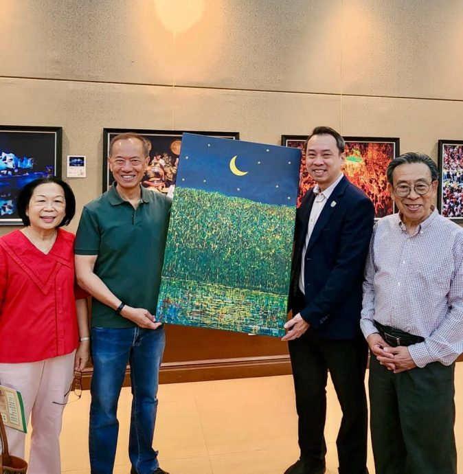 （已签发）全国：新加坡前外长杨荣文   一行人访南院交流