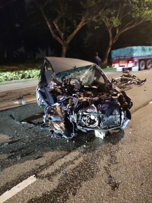 （已签发）柔：59岁工厂操作员遇车祸不治   家属寻目击者还原事发经过