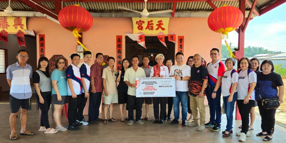 峇巴力务鲁天后宫,获房地部逾7万拨款修庙