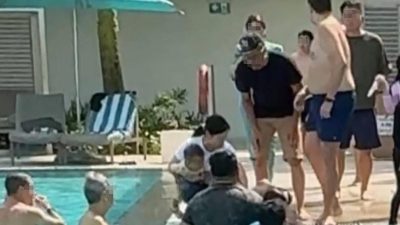 4岁男童溺水公众CPR抢救 母寻救儿英雄