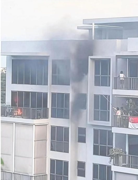 (已签发)柔:狮城二三事:相隔5年同一公寓单位失火 同一邻居救火