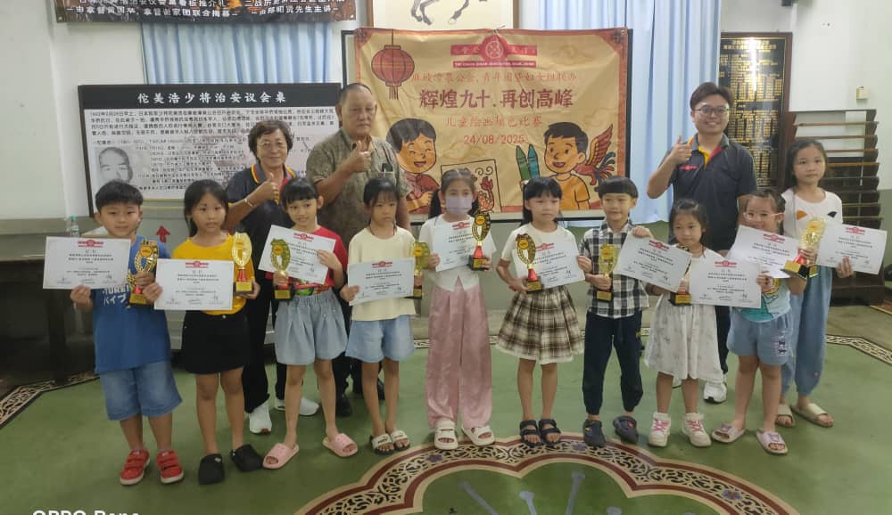 麻坡漳泉公会办绘画赛   近百学生描绘漳泉之美