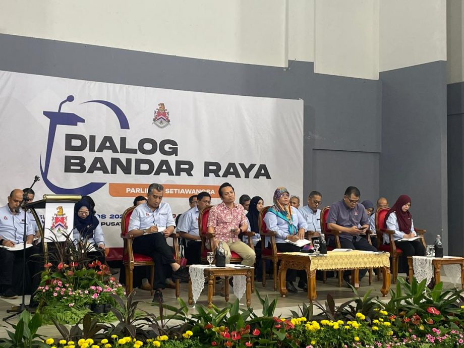 （早报头）(《2025年隆规划条例》掀波二之二）大都会/隆市长出席斯迪亚旺沙国会选区与民对话会