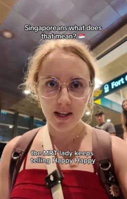 Hati-hati听成Happy-happy 狮城捷运公告“魔音穿脑”真有趣