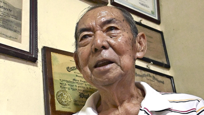 Japanese descendant left behind in the Philippines after WWII to visit family in Japan for 1st time