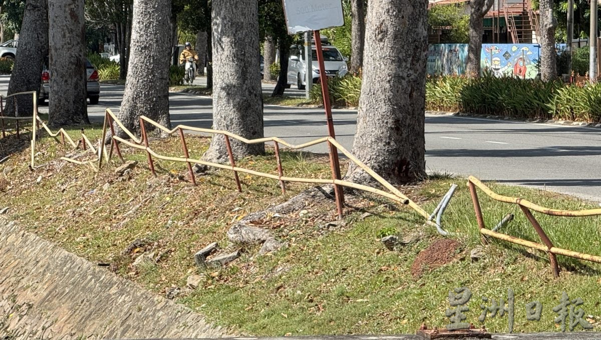 （古城封面副文）默迪卡大路破旧铁栏杆有望明年“退役”