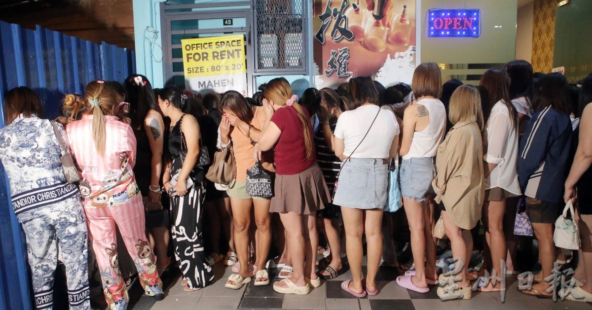 怡保按摩院暗藏春色 54外籍女子落网