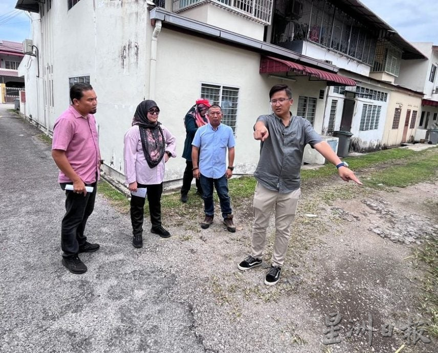 (古城封面副文)新马六甲花园路店屋后巷沟渠将获提升