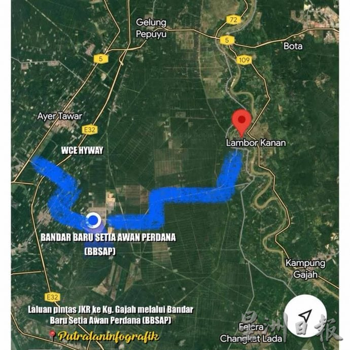缩短路程 利便居民 实兆远卫星市─蓝波吉里新路启用 