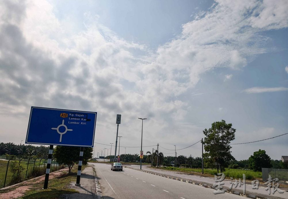 缩短路程 利便居民 实兆远卫星市─蓝波吉里新路启用 