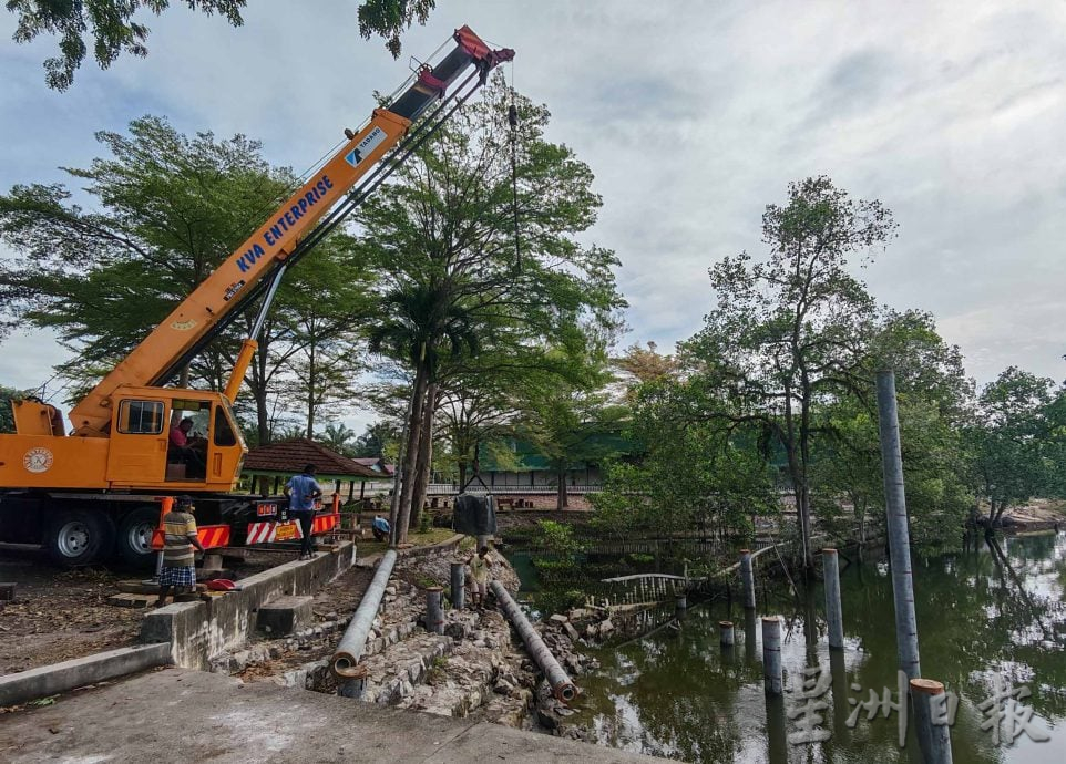 倪可敏拨35万 莫珍歪码头料3个月建竣