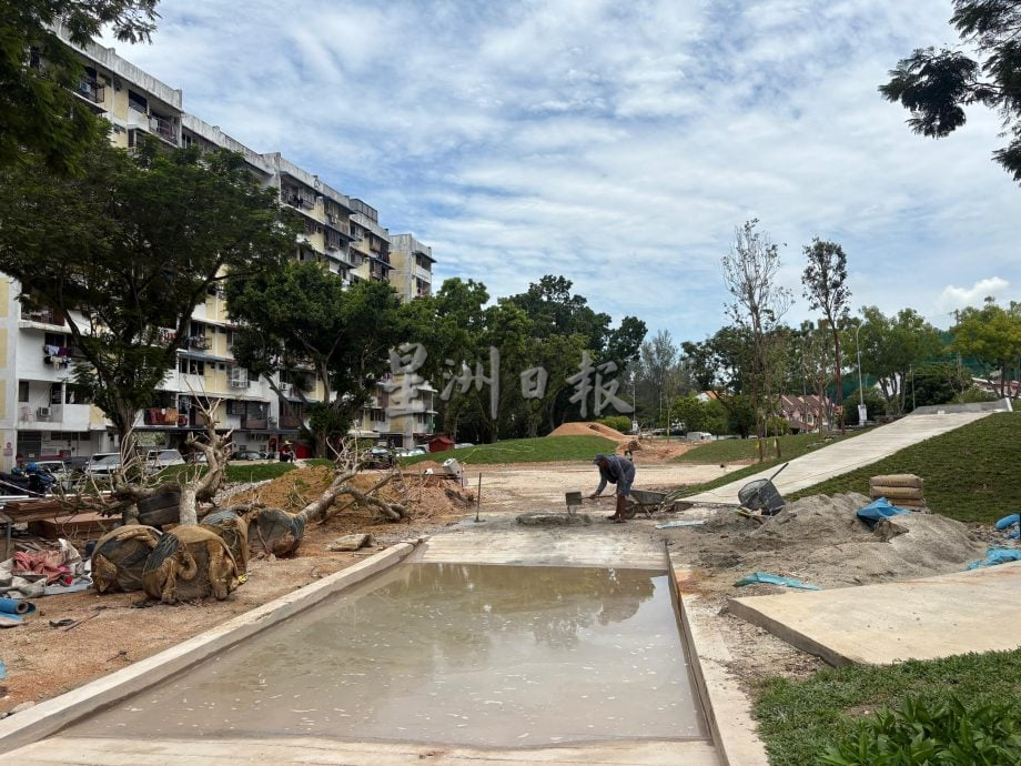 （大北马）全马首个乐龄友善公园施工进度达80%　预计9月竣工
